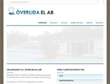 Tablet Screenshot of overlidael.se
